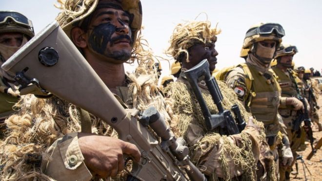 Armed forces of Egypt and Sudan complete a joint military exercise in southern Kardavan province, Sudan on May 31, 2021