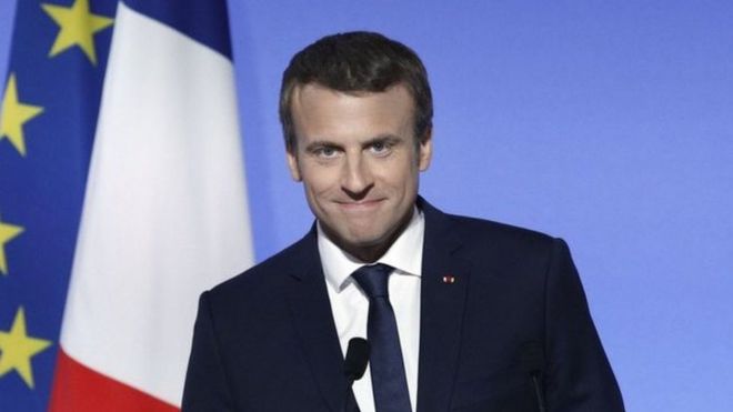 President Emmanuel Macron become President of France for May 2017