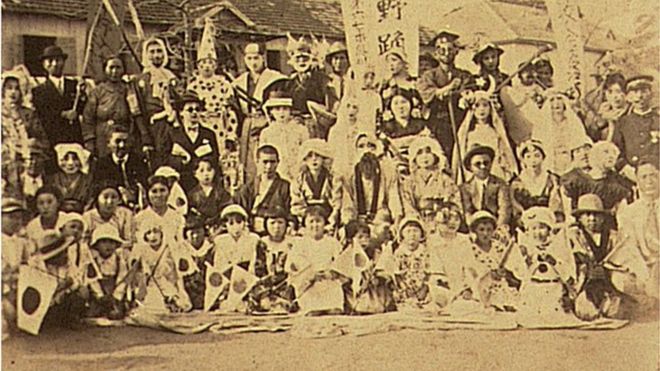 Escola japonesa na colônia Hirano