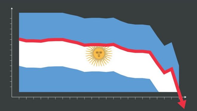 Ilustración con bandera argentina