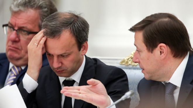 Вице-премьеры Приходько, Дворкович, Хлопонин