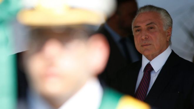El presidente de Brasil, Michel Temer.