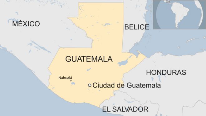 Mapa Guatemala