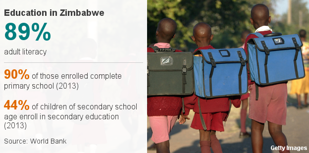 Datapic показывает образовательную статистику в Зимбабве
