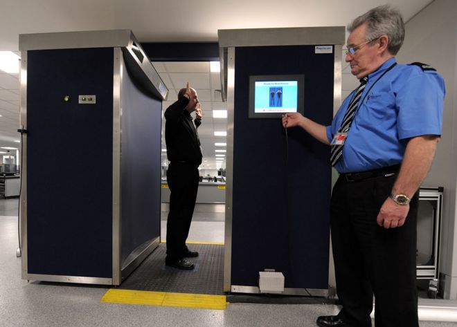 Полное сканирование тела аэропорта Манчестера