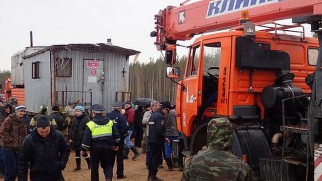 Эвакуация вагончиков