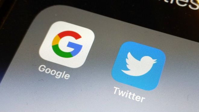 Google and Twitter apps
