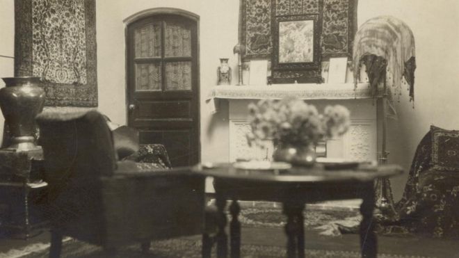 نشیمن خانه ویلیام فرلی در کنسولگری بریتانیا در تهران بین سال‌های ١٩٢٢ تا ١٩٢٨
