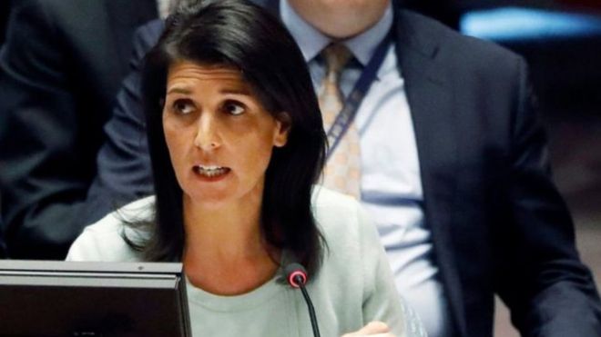 Хейлі підкреслила, що Вашингтон як і раніше вважає Крим частиною України