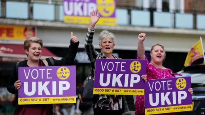 Сторонники UKIP в Эссексе