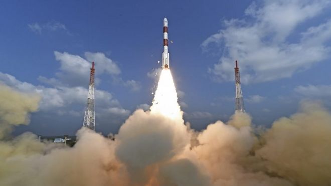 India launched rocket with 104 satellites