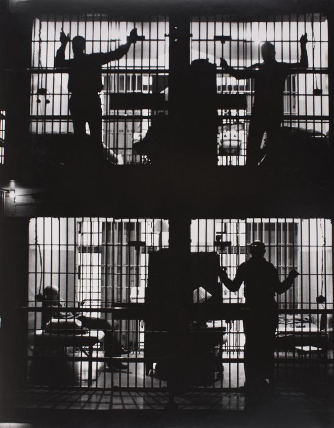 Prison cell block - Jackson, Michigan, 1953