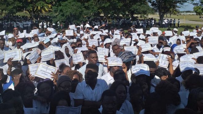 Los estudiantes congoleses se declararon en huelga desde finales de marzo.