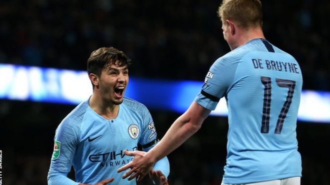 Brahim Diaz sherehekea bao lake na Kevin de Bruyne