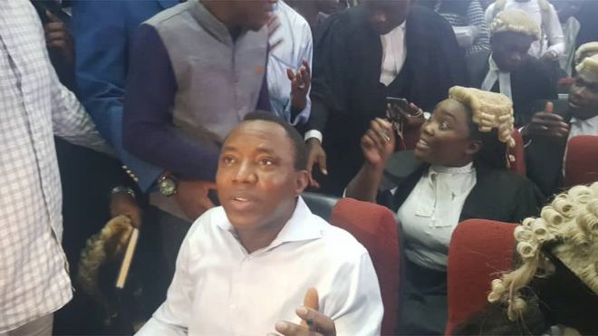 Image result for Court grants Sowore N100m bail, gives journalist other new terms