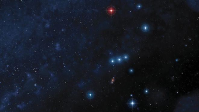 Иллюстрация созвездия Ориона
