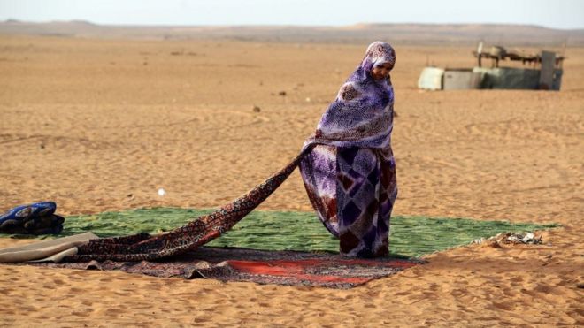 Беженец из Западной Сахары в Алжире