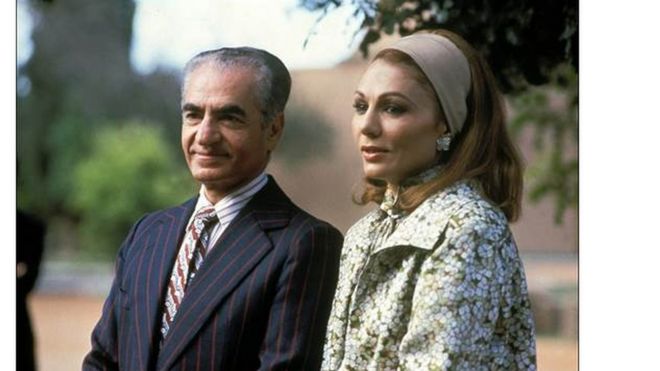 محمدرضا شاه و شهبانو فرح