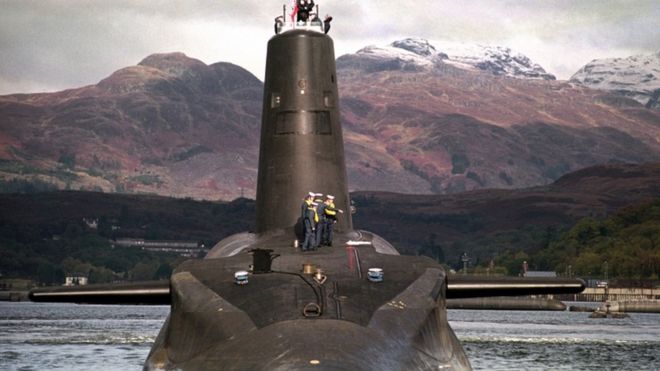 Авангардные подводные лодки с ядерными боеголовками Trident