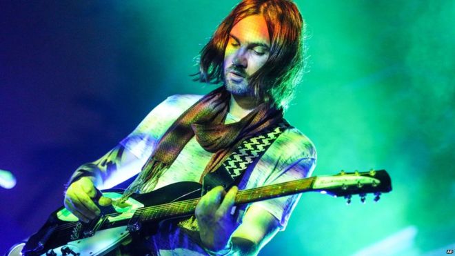 Kevin Parker of Tame Impala performs in Los Angeles in August