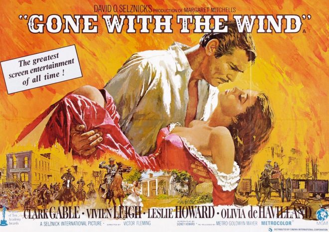 Рекламный плакат "Унесенные ветром"