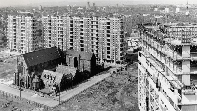 Церковь Святого Франциска и монастырь, Горбалс, Глазго, около 1965 года