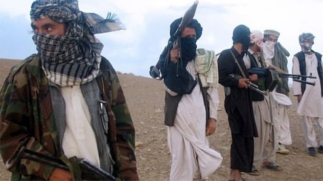 Taliban militants in Afghanistan. File photo