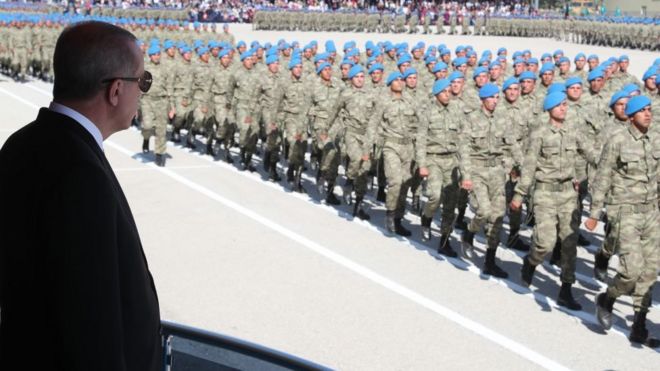 Erdoğan Türk askerleri