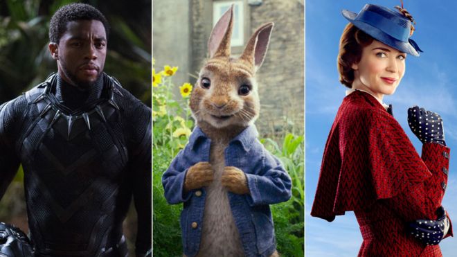 Black Panther, Peter Rabbit and Mary Poppins Returns