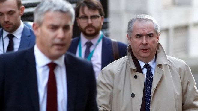 Brexit Stephen Barclay and Attorney General Geoffrey Cox