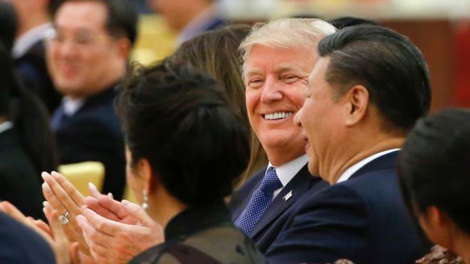 Ông Donald Trump đã có cuộc gặp cấp nhà nước ở Trung Quốc hồi tháng 22/2017