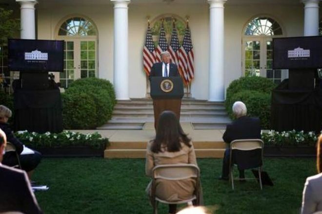 دونالد ترامپ: آمریکا احتمالا اوج اپیدمی را رد کرده