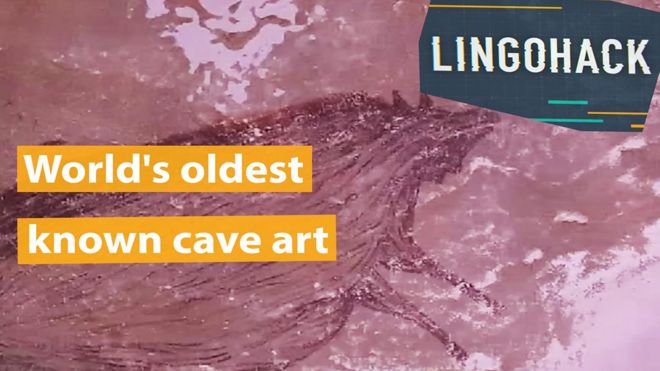 Aprenda inglês com reportagem sobre achado em caverna na Indonésia de pinturas de 45 mil anos retratando porcos selvagens.