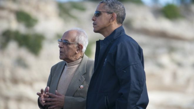 Ахмед Катрада и президент Обама