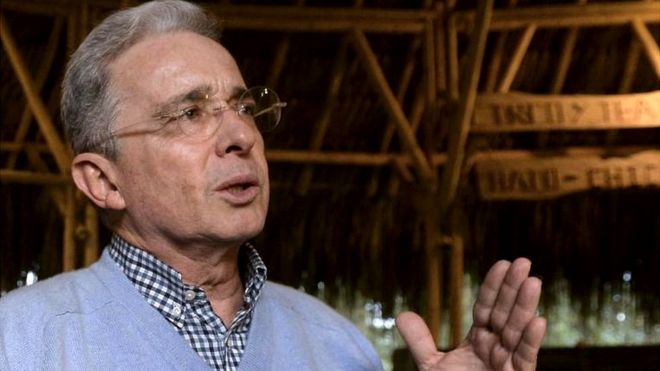 Expresidente colombiano, Álvaro Uribe