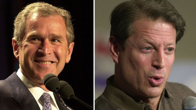 Bush y Gore