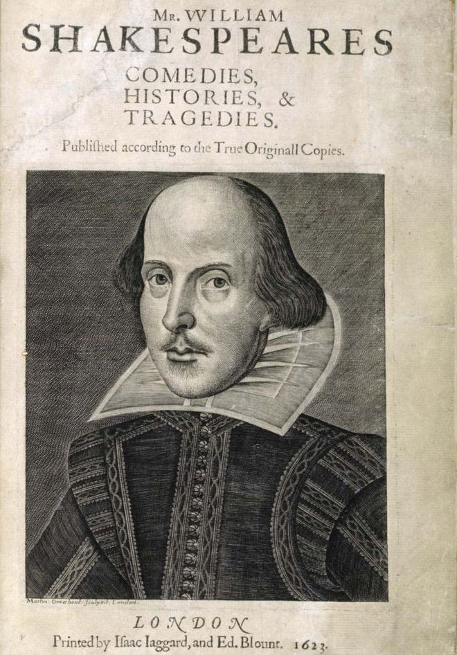 Титульный лист первого фолио Шекспира