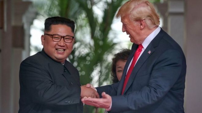 Kim and Trump