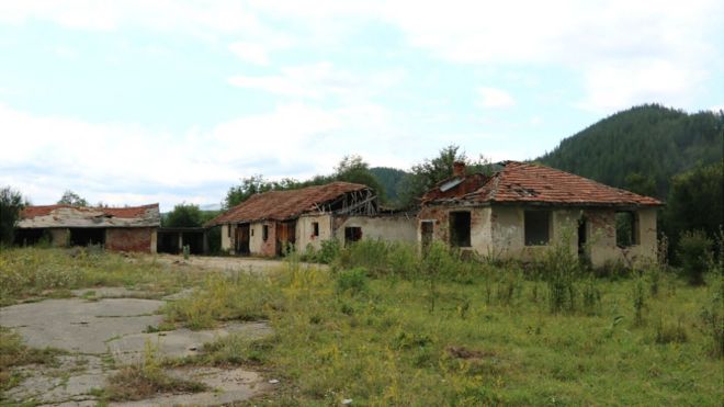 A derelict farm in Bulgaria