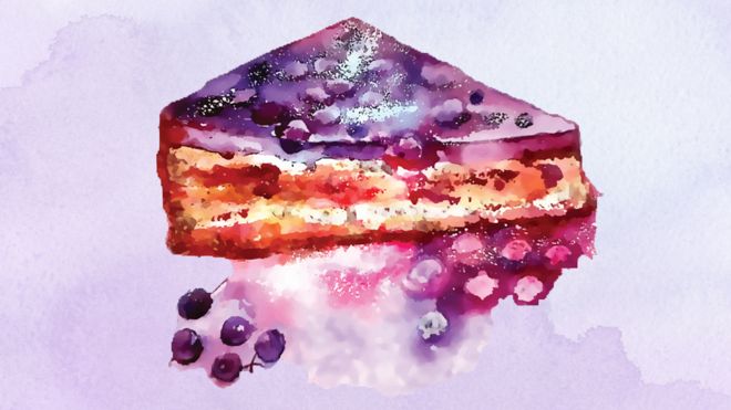 Иллюстрация вишневого пирога