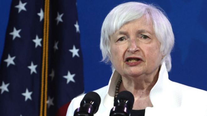 US Secretary of the Treasury Janet Yellen