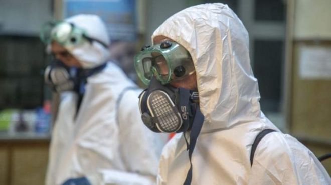 équipe de lutte contre le coronavirus