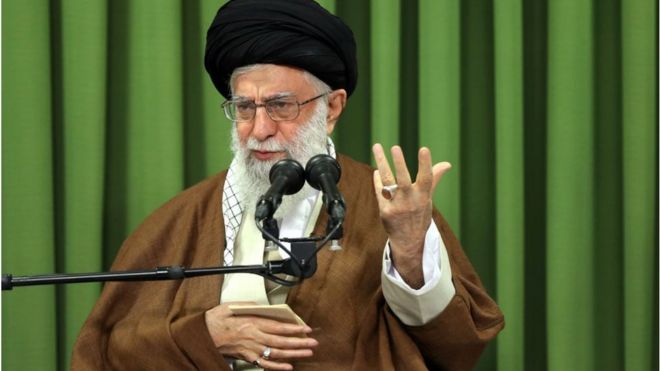 Верховный лидер аятолла Али Хаменеи