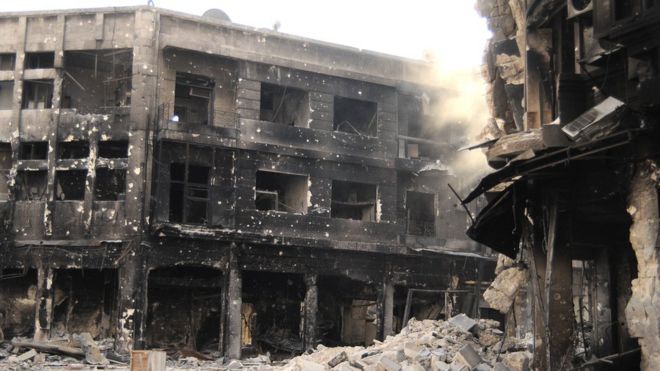 Сирийский Алеппо. Разрушения в городе