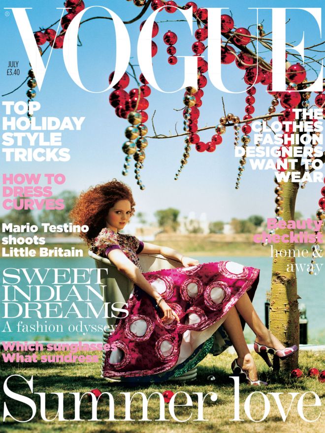 Лили Коул в Vogue Июль 2005