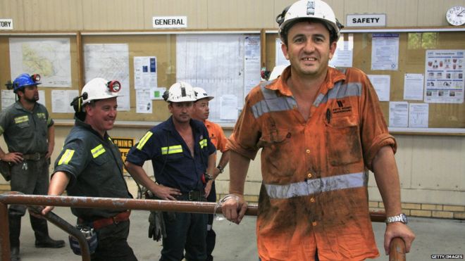 Австралийские шахтеры