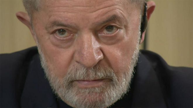 Lula Da Silva desde la prisión en Curitiba en entrevista con la BBC.