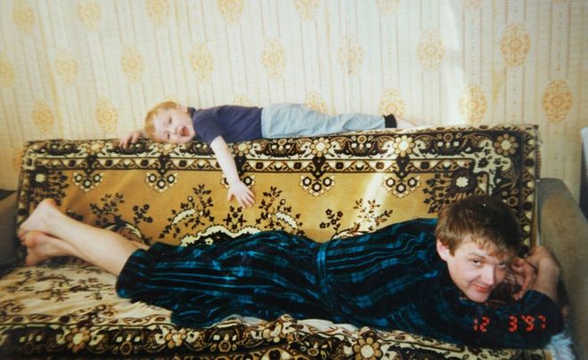 Александр Литвиненко и сын