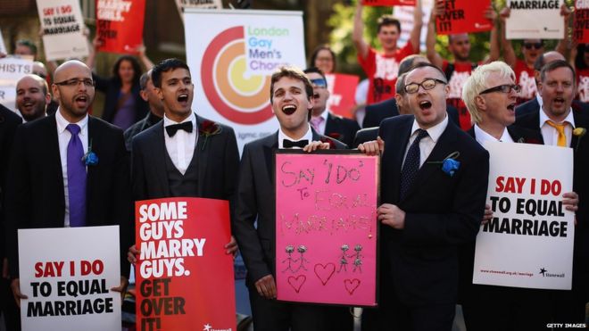 Сторонники однополых браков