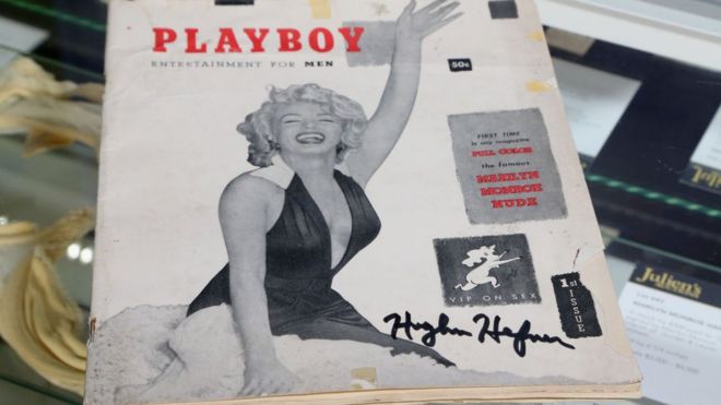 С автографом первый выпуск журнала Playboy